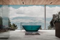 Ванна из полиэфирной смолы Abber Kristall 180х85 Бирюзовая без гидромассажа арт-AT9702Aquamarin — фото 5, Ванны из полиэфирной смолы