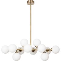 Люстра Artelamp Bolla-piccolo Белая Античная бронза арт-A3988SP-12AB — фото 1, Люстры