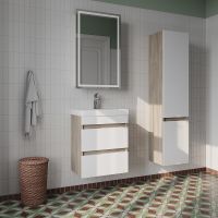 Тумба с раковиной Iddis Zodiac 50 подвесная Белая матовая Дерево арт-ZOD5AB0i95K — фото 7, Тумбы с раковиной