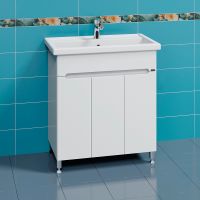 Товар: Тумба под раковину СанТа Лондон 80 Белая арт-224041 - фото 2 Тумба под раковину СанТа Лондон 80 Белая арт-224041 — фото 2, Тумбы под раковину