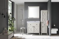 Товар: Зеркало ASB-Woodline Монте 80 Бежевое арт-10776 - фото 3 Зеркало ASB-Woodline Монте 80 Бежевое арт-10776 — фото 3, Зеркала в ванную комнату