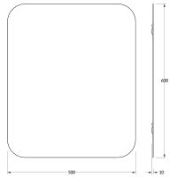 Товар: Зеркало Evoform Primary 60х50 со шлифованной кромкой арт-BY 0126 - фото 7 Зеркало Evoform Primary 60х50 со шлифованной кромкой арт-BY 0126 — фото 7, Зеркала в ванную комнату