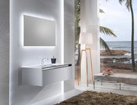 Тумба с раковиной SanVit Кубэ-1 60 подвесная Белая глянцевая арт-kkube1060w — фото 2, Тумбы с раковиной