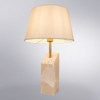 Настольная лампа Artelamp Porrima Белая Полированная медь арт-A4028LT-1PB — фото 4, Настольные лампы