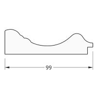 Зеркало Evoform Exclusive 89х59 с фацетом в багетной раме - Травленое серебро 99 мм арт-BY 3419 — фото 6, Зеркала в ванную комнату