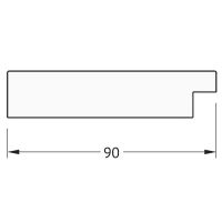 Зеркало Evoform Octagon 61х61 в багетной раме - Волна хром 90 мм арт-BY 7356 — фото 4, Зеркала в ванную комнату