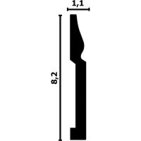 Плинтус Перфект 2000x82x11 мм арт-P48 — фото 3, Плинтуса напольные
