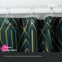 Товар: Штора для ванны Iddis Base 240х200 Зеленая арт-BG06P18i11 - фото 8 Штора для ванны Iddis Base 240х200 Зеленая арт-BG06P18i11 — фото 8, Шторы для ванной