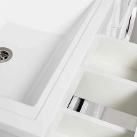 Тумба под раковину Runo Орион 120 Белая арт-УТ000003442 — фото 10, Тумбы под раковину