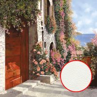 Фреска Ortograf Городской пейзаж живопись 11690 Фактура флок FLK Флизелин (2,7*2,7) Разноцветный, Цветы/Пейзаж/Живопись арт-11690 (флок FLK) — фото 1, Фрески