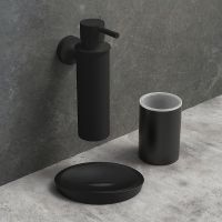 Дозатор для жидкого мыла Colombo Design Plus Черный матовый арт-W4981.NM — фото 2, Дозаторы