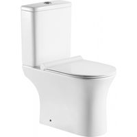 Унитаз компакт Aquanet Roll 2-C Rimless без бачка с сиденьем Микролифт арт-240206 — фото 1, Напольные унитазы