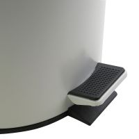 Ведро для мусора Veragio Gifortes Белое матовое арт-32142 — фото 4, Мусорные ведра