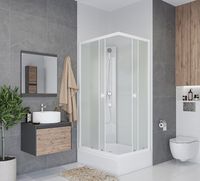 Товар: Душевая кабина Niagara Promo 100x80 без гидромассажа арт-P100/80/26Q/MT/BK - фото 3 Душевая кабина Niagara Promo 100x80 без гидромассажа арт-P100/80/26Q/MT/BK — фото 3, Душевые кабины