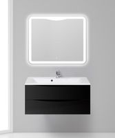 Тумба под раковину BelBagno Marino 110 подвесная Nero Lucido арт-MARINO-1100-2C-SO-NL-P — фото 8, Тумбы под раковину