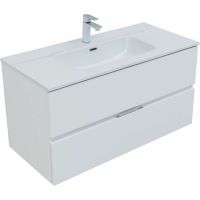 Комплект мебели для ванной Aquanet Алвита New 100 подвесной Белый матовый арт-274205 — фото 4, Комплекты мебели для ванной
