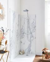 Душевая система Jacob Delafon Amelie с термостатом Хром глянцевый арт-E32851-CP — фото 3, Душевые стойки