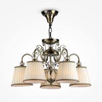 Люстра Maytoni Elegant Vintage Белая Бронза Антик арт-ARM420-05-R — фото 3, Люстры
