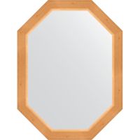 Зеркало Evoform Octagon 61х81 в багетной раме - Сосна 62 мм арт-BY 7063 — фото 1, Зеркала в ванную комнату