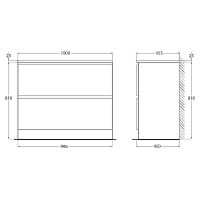 Тумба под раковину BelBagno 100 Bianco Lucido арт-ALBANO-1000-2C-PIA-BL — фото 13, Тумбы под раковину