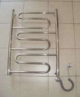 Электрический полотенцесушитель Ника Curve ЛZ Эл. 80x50 Хром арт-ЛЗ 80/50 прав — фото 6, Электрические полотенцесушители