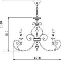 Товар: Люстра Maytoni House Karina Черная Бежевая арт-H631-PL-06-B - фото 6 Люстра Maytoni House Karina Черная Бежевая арт-H631-PL-06-B — фото 6, Люстры
