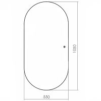 Зеркало Silver Mirrors Viva 55 с подсветкой с сенсорным выключателем арт-LED-00002549 — фото 6, Зеркала в ванную комнату