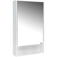 Зеркальный шкаф VIANT Мальта 50 Белый шелк арт-VMAL50BEL-ZSH — фото 1, Зеркальные шкафы в ванную