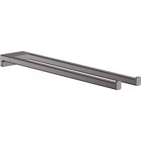 Полотенцедержатель Hansgrohe AddStoris двойной Шлифованный черный хром арт-41770340 — фото 1, Полотенцедержатели