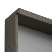 Зеркало со шкафом Aquaton Стоун 80 R с подсветкой Грецкий орех арт-1A228302SXC80 — фото 3, Зеркальные шкафы в ванную