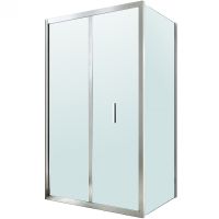 Душевой уголок Berges Legos LS-4 90х100 профиль Хром стекло прозрачное арт-061056 — фото 1, Прямоугольные душевые уголки