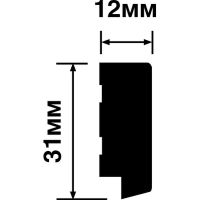 Финишный молдинг HIWOOD 2700x31x12 мм арт-LF124B S381A — фото 12, Панели