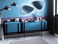 Раковина Jacob Delafon Nouvelle Vague 121 Серая матовая арт-EXAP112-Z-MG2 — фото 2, Раковины встраиваемые сверху