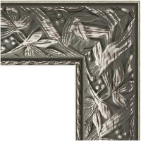 Зеркало Evoform Exclusive-G 161х79 с гравировкой в багетной раме - Византия серебро 99 мм арт-BY 4286 — фото 2, Зеркала в ванную комнату