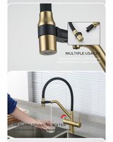 Товар: Смеситель для кухни Gappo Золотой сатин Черный арт-G4398-83 - фото 3 Смеситель для кухни Gappo Золотой сатин Черный арт-G4398-83 — фото 3, Смесители для кухни