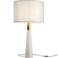 Настольная лампа Maytoni Table Floor Bianco Белая Латунь арт-Z030TL-01BS1 — фото 1, Настольные лампы