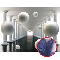 Фреска Ortograf 3D 33260 Фактура бархат серебро FX-S Флизелин (3,6*2,7) Белый/Черный, Архитектура/Абстракция арт-33260 (бархат серебро FX-S) — фото 1, Фрески