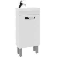 Тумба под раковину Vigo Plaza 40 Белая арт-tn.PLA.MIR.40.1D — фото 1, Тумбы под раковину