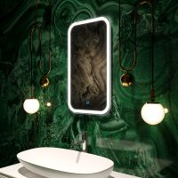 Зеркало Silver Mirrors Мальта 40 с подсветкой с сенсорным выключателем и диммером арт-ФР-00001372 — фото 3, Зеркала в ванную комнату