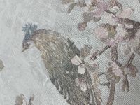 Обои Prima Italiana Ducale Винил на флизелине (1,06*10,05) Серый/Бежевый/Розовый, Цветы/Птицы арт-80206 — фото 4, Обои для стен