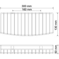 Товар: Полка корзина WasserKRAFT Isar Темная бронза арт-K-1811 - фото 4 Полка корзина WasserKRAFT Isar Темная бронза арт-K-1811 — фото 4, Полки для ванной и душа