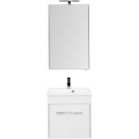 Комплект мебели для ванной Aquanet Августа 58 подвесной Белый арт-287681 — фото 3, Комплекты мебели для ванной