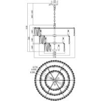Товар: Подвесной светильник Maytoni Modern Puntes Прозрачный Хром арт-MOD043PL-18CH - фото 4 Подвесной светильник Maytoni Modern Puntes Прозрачный Хром арт-MOD043PL-18CH — фото 4, Подвесные светильники