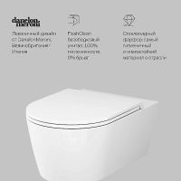 Комплект унитаза с инсталляцией AM.PM Func FlashClean с сиденьем Микролифт и Черной матовой клавишей смыва арт-IS90138.8F1701 — фото 7, Комплекты унитаз + инсталляция