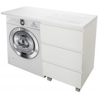 Товар: Тумба с раковиной Эстет Dallas Luxe 115 R Белая арт-ФР-00002301 - фото 3 Тумба с раковиной Эстет Dallas Luxe 115 R Белая арт-ФР-00002301 — фото 3, Тумбы с раковиной