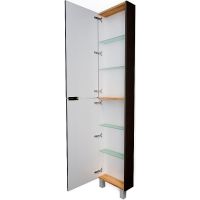 Товар: Шкаф пенал 1MarKa Gaula 40Н Графит матовый арт-У92552 - фото 2 Шкаф пенал 1MarKa Gaula 40Н Графит матовый арт-У92552 — фото 2, Пеналы для ванной комнаты