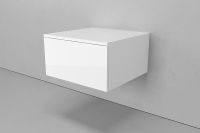 Тумба Velvex Unique Unit 50 tp.UNI.50.1Y подвесная Белая глянцевая арт-tp.UNI.50.1Y белый глянец — фото 2, Комоды и тумбы для ванной комнаты