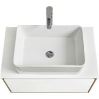 Тумба под раковину Aquaton Либерти 70 подвесная Дуб эльвезия Белая арт-1A279801LYC70 — фото 11, Тумбы под раковину