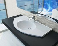 Раковина Эстет Флорида 100 Белая арт-ФР-00000802 — фото 4, Раковины встраиваемые сверху