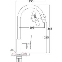 Товар: Смеситель для кухни Orange Alfi Хром арт-M34-000cr - фото 8 Смеситель для кухни Orange Alfi Хром арт-M34-000cr — фото 8, Смесители для кухни